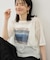フォトプリントニットTシャツ