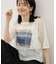 フォトプリントニットTシャツ