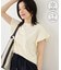 フリルスリーブロゴTシャツ/接触冷感・汗染み防止
