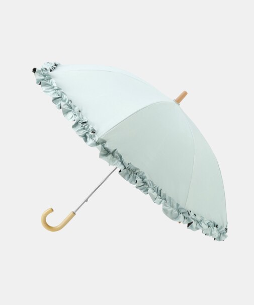 【一部店舗限定】【KIDS/キッズ】【Ciel Petit/シエルプチ】フリル晴雨兼用長傘/完全遮光