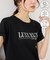 パール付きロゴTシャツ/UVカット・接触冷感・汗染み防止