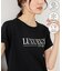 パール付きロゴTシャツ/UVカット・接触冷感・汗染み防止
