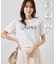 フロッキーロゴTシャツ/UVカット・接触冷感・汗染み防止