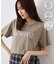 フロッキーロゴTシャツ/UVカット・接触冷感・汗染み防止