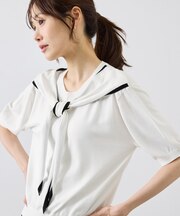 スリーブタイドッキングニット