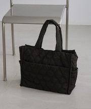 【WEB限定】キルティングデザイントートバッグ/A4対応・軽量・撥水