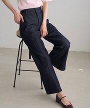 【WEB限定】フレアシルエットデニムパンツ