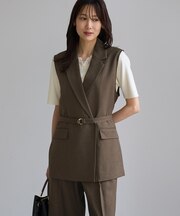 洗えるウーリッシュジレ・ベスト/セットアップ対応