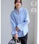 フリルカラーシャツブラウス/UVケア・イージーケア・リンクコーデ