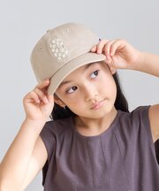 【KIDS/キッズ】【Champion/チャンピオン別注】フラワーロゴローキャップ/リンクコーデ