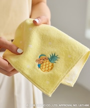 【サンリオキャラクターズ×ROPE' PICNIC】日焼けデザイン ワンポイント刺繍タオルハンカチ