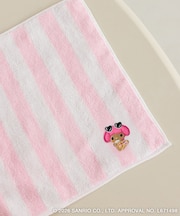 【サンリオキャラクターズ×ROPE' PICNIC】日焼けデザイン ワンポイント刺繍タオルハンカチ
