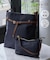 me fit BAG ベルトデザインナイロンコンビバッグ/撥水・軽量・2個セット
