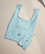 PICNIC DOGシリーズ 折りたたみトートエコバッグ/収納袋・カラビナ付き