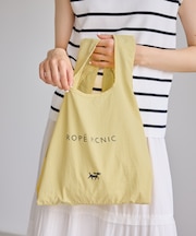 PICNIC DOGシリーズ 折りたたみトートエコバッグ/収納袋・カラビナ付き