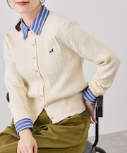 PICNIC DOGシリーズ ミニケーブルカーディガン
