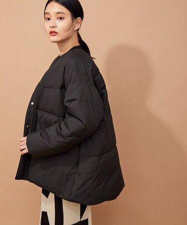 WEB限定】テントシルエットダウンライク中綿ジャケット｜アダムエロペ  