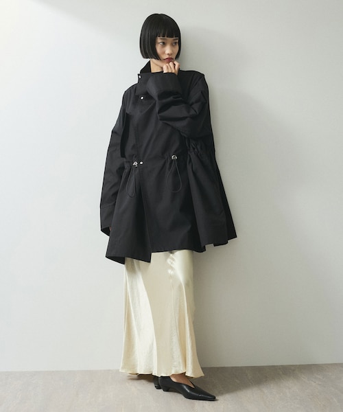 WEB限定】スタンドカラーハーフモッズコート｜アダムエロペの通販