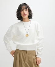 【サステナブル】ショルダーフォルムスウェット