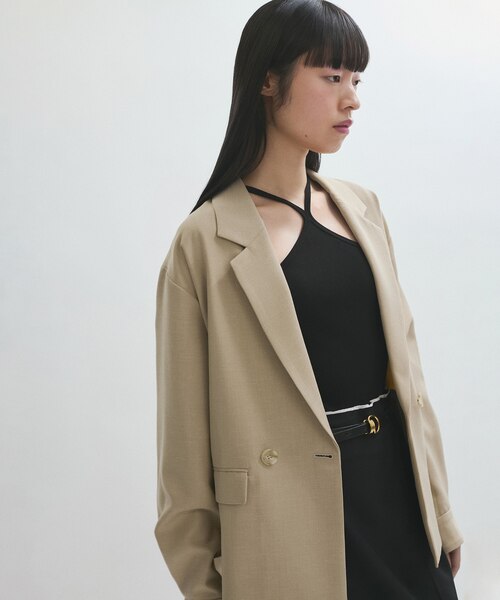 最安値アダムエロペadam et ropeレディースドロップショルダージャケット サステナブル】ドロップショルダージャケット｜アダムエロペの通販