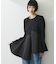 【WEB限定】・【オケージョン】フリルペプラムロングスリーブカットソー