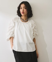 【WEB限定】ドロストスリーブブラウス