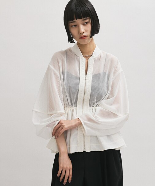 ドロストシアーメッシュカーディガン