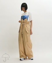 【定番人気】シャイニータフタ撥水ロンパース