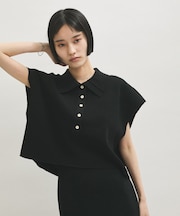 【WEB限定】・【サステナブル】ニットポロTEE