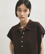 【WEB限定】・【サステナブル】ニットポロTEE