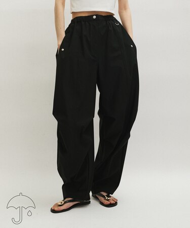 【UVカット】・【接触冷感】撥水トリコットパラシュートパンツ