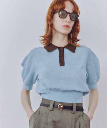 ラミーニットポロシャツ