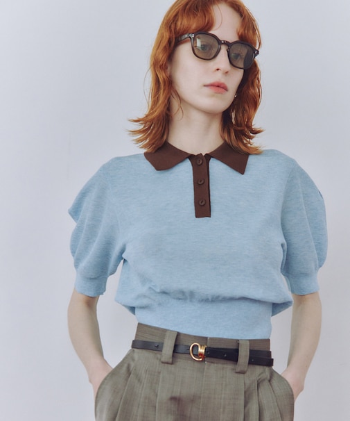 ラミーニットポロシャツ