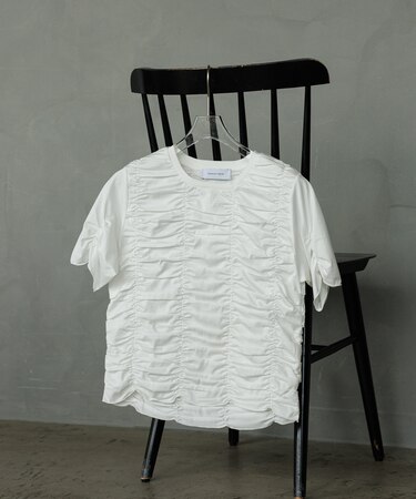 【サステナブル】シャーリングTEE