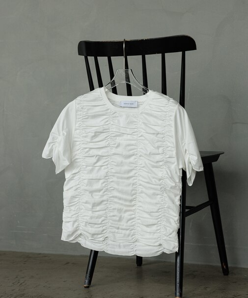 【サステナブル】シャーリングTEE