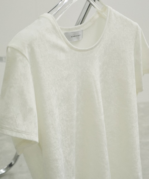 アダムエロペ クラッシュベロアTEE クラッシュベロアTシャツ｜アダムエロペの通販｜&mall（アンド