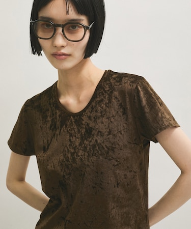クラッシュベロアTシャツ