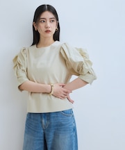 【サステナブル】バルーンスリーブTシャツ