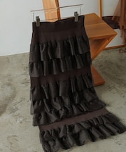 シアーフリルスカート