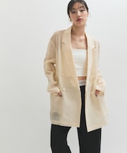 【逸品】ダブルブレストシアージャケット