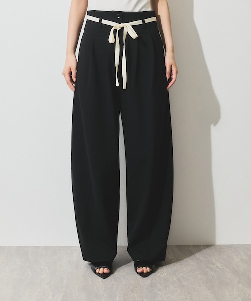 【WEB限定】ハイウエストカーブパンツ