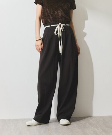 【WEB限定】ハイウエストカーブパンツ
