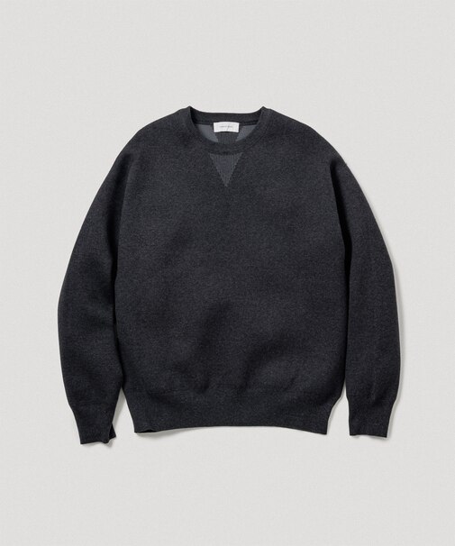 杢スウェット ニット プルオーバー