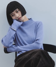 【WEB限定】・【定番人気】ハイネックラメニットプルオーバー