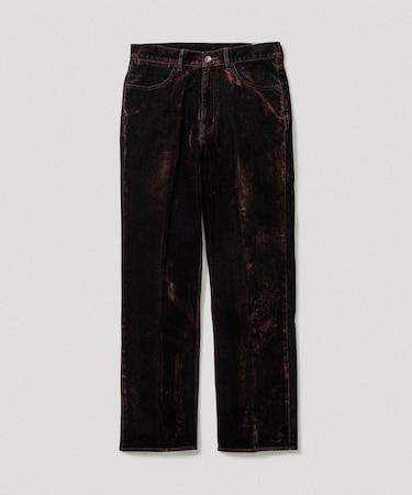 【ISKO】フロッキーデニム ストレートスラックス / ADAM ET ROPE' JEANS -IMAG-