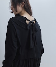 【WEB限定】2WAYバックリボントップス