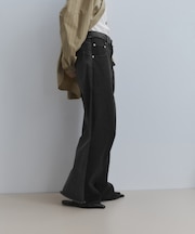 【WEB限定】イレギュラーヘムワイドストレートパンツ