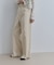 【WEB限定】イレギュラーヘムワイドストレートパンツ