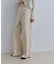 【WEB限定】イレギュラーヘムワイドストレートパンツ