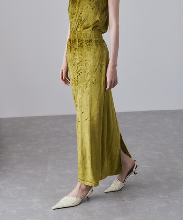 【Miller for ADAM ET ROPE'】別注 ベロアSkirt
